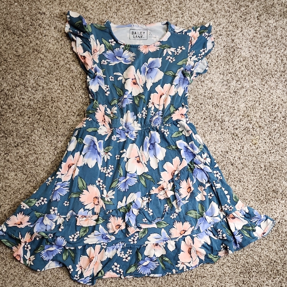 Floral Kids Dress XS
